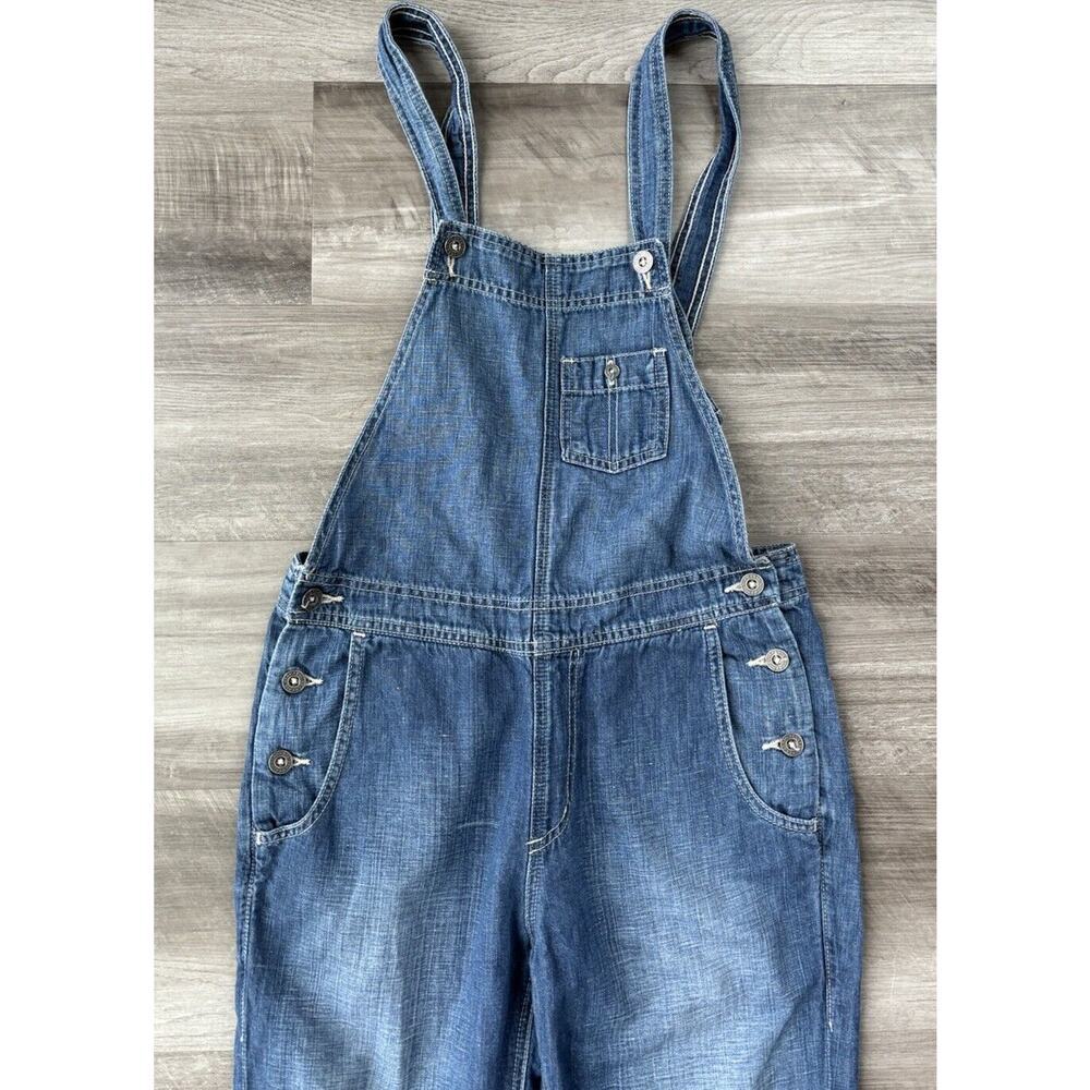 Big Star Womens Overalls Size XS Denim Cotton Linen Blue Jeans Pants - Picture 4 of 9